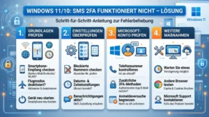 Windows 11/10: SMS 2FA funktioniert nicht – Lösung