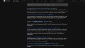 Windows 1110 Startmenü scrollt automatisch – Ursache & Lösung