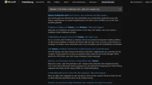 Windows 1110 Tastatur funktioniert nicht - geht nicht, reagiert nicht