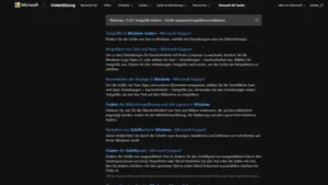 Windows 1110 Textgröße ändern - Schrift anpassenvergrößernverkleinern
