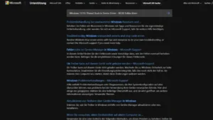 Windows 1110 Thread Stuck in Device Driver - BSOD Fehler lösen