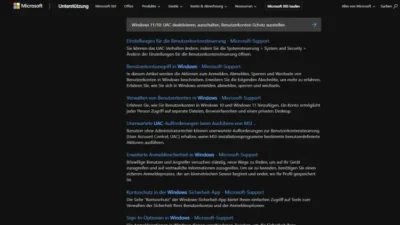 Windows 1110 UAC deaktivieren, ausschalten, Benutzerkonten-Schutz ausstellen