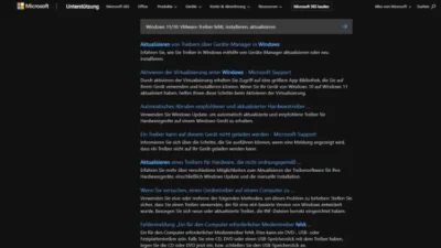 Windows 1110 VMware-Treiber fehlt, installieren, aktualisieren