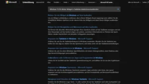 Windows 1110 Wetter-Widget in Taskleiste deaktivierenausblenden