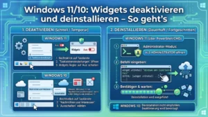 Windows 11/10: Widgets deaktivieren und deinstallieren – So geht’s