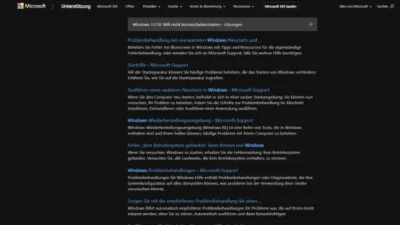 Windows 1110 Will nicht bootenladenstarten - Lösungen