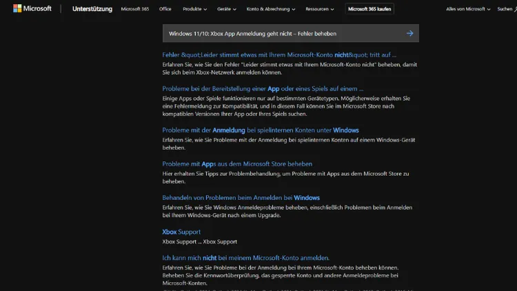 Windows 1110 Xbox App Anmeldung geht nicht – Fehler beheben