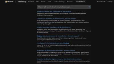 Windows 1110 Zoom-Modus aktivieren, einschalten, nutzen