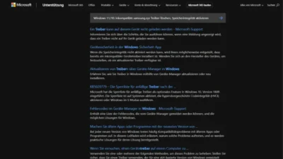 Windows 1110 inkompatible samsung.sys Treiber löschen, Speicherintegrität aktivieren