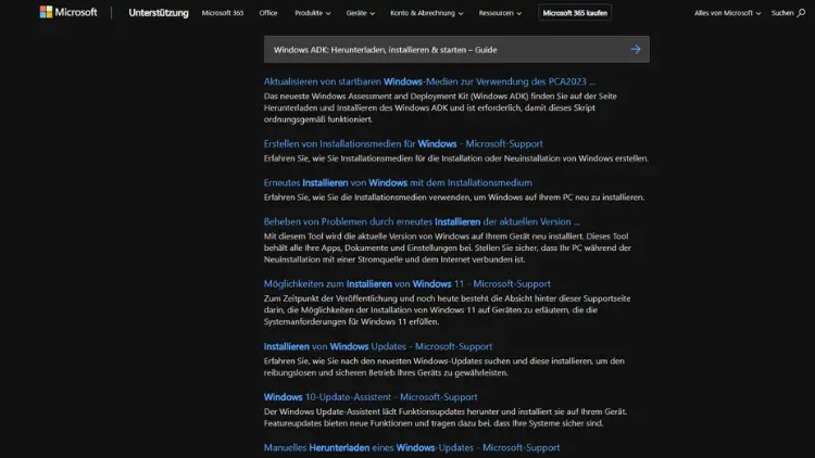 Windows ADK Herunterladen, installieren & starten – Guide