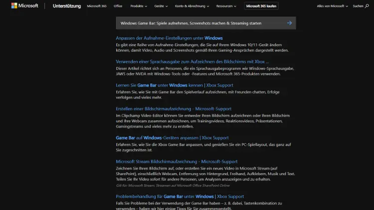 Windows Game Bar Spiele aufnehmen, Screenshots machen & Streaming starten