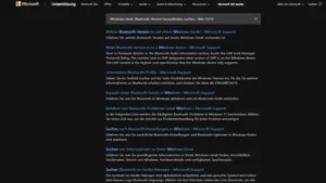 Windows-Gerät, Bluetooth-Version herausfinden, suchen - Win 1110