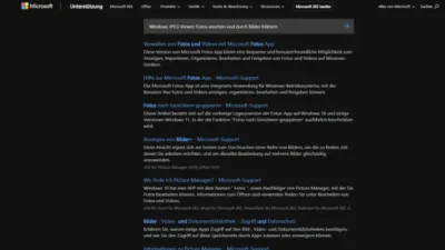 Windows JPEG Viewer Fotos ansehen und durch Bilder blättern