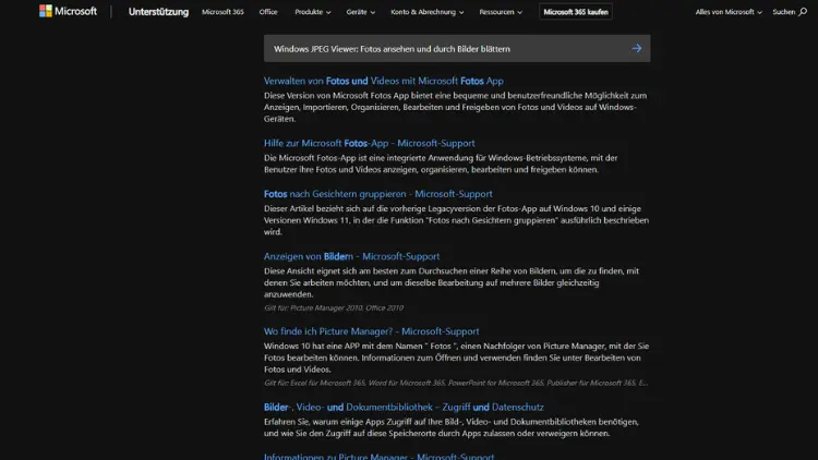 Windows JPEG Viewer Fotos ansehen und durch Bilder blättern