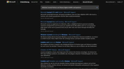 Windows Journal Notizen und Skizzen digital erstellen und speichern