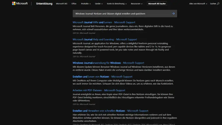 Windows Journal Notizen und Skizzen digital erstellen und speichern