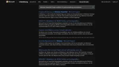 Windows PowerShell Skripte ausführen und Systemverwaltung automatisieren