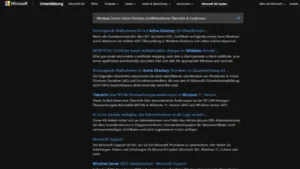 Windows Server Active Directory Zertifikatsdienste Übersicht & Funktionen