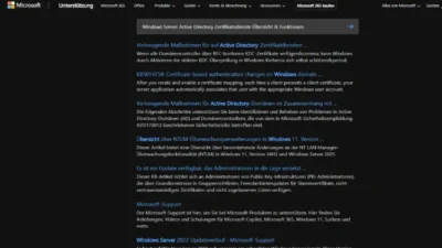 Windows Server Active Directory Zertifikatsdienste Übersicht & Funktionen