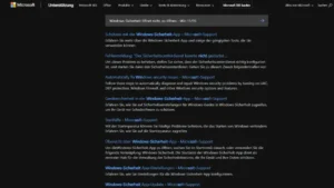 Windows-Sicherheit öffnet nicht, so öffnen - Win 1110