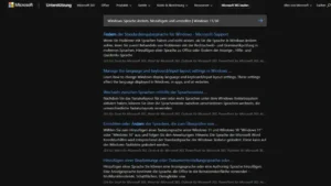 Windows-Sprache ändern, hinzufügen und umstellen | Windows 11/10