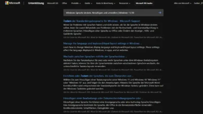 Windows-Sprache ändern, hinzufügen und umstellen | Windows 11/10