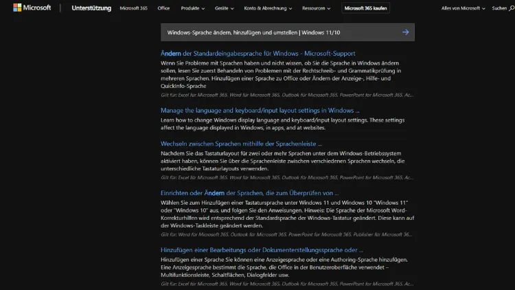 Windows-Sprache ändern, hinzufügen und umstellen | Windows 11/10