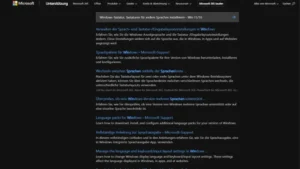 Windows-Tastatur, Tastaturen für andere Sprachen installieren - Win 1110