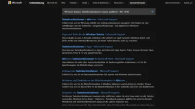 Windows-Tastatur, Tastenkombinationen nutzen, ausführen - Win 1110