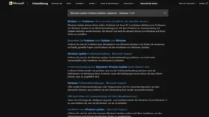 Windows Update Probleme beheben, reparieren – Windows 1110