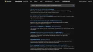 Windows aktivieren fehlgeschlagen Fehlercode 0x8007007B beheben