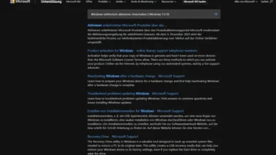 Windows telefonisch aktivieren, freischalten Windows 1110