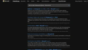 Word im Web Hintergrund entfernen - Microsoft 365