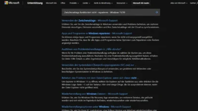 Zwischenablage funktioniert nicht - reparieren - Windows 1110