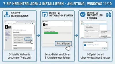 7-ZIP herunterladen und installieren – Anleitung | Windows 11/10