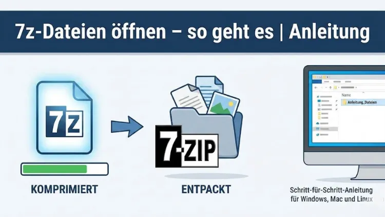 7z-Dateien öffnen – so geht es | Anleitung