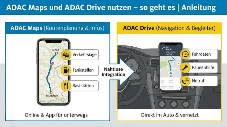 ADAC Maps und ADAC Drive nutzen – so geht es | Anleitung