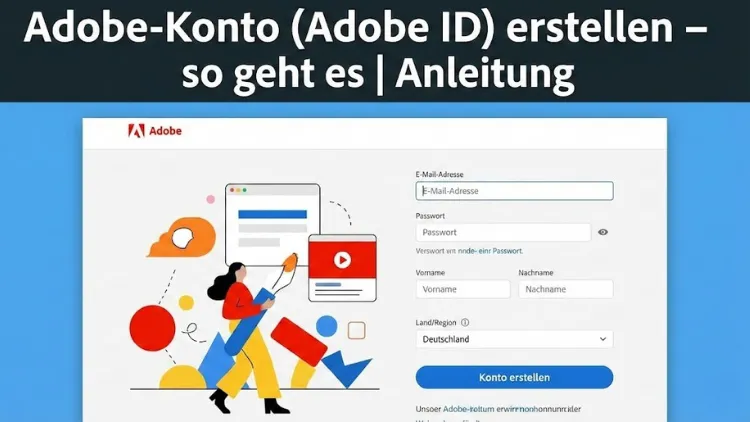 Adobe-Konto (Adobe-ID) erstellen – so geht es | Anleitung