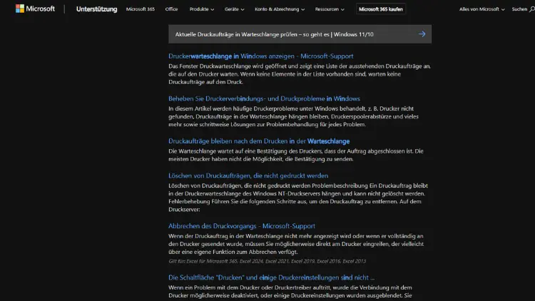 Aktuelle Druckaufträge in Warteschlange prüfen – so geht es | Windows 11/10