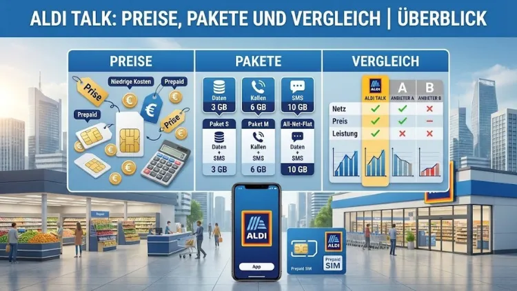 Aldi Talk: Preise, Pakete und Vergleich | Überblick