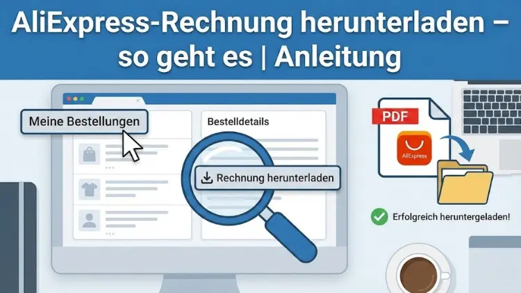 AliExpress-Rechnung herunterladen – so geht es | Anleitung
