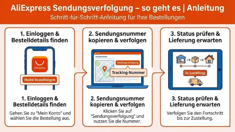 AliExpress Sendungsverfolgung – so geht es | Anleitung