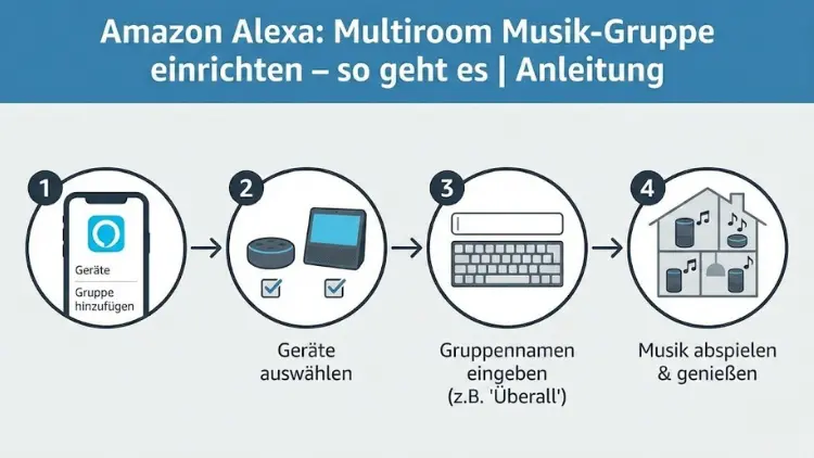 Amazon Alexa: Multiroom-Musikgruppe einrichten – so geht es | Anleitung