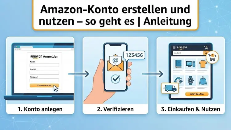 Amazon-Konto erstellen und nutzen – so geht es | Anleitung