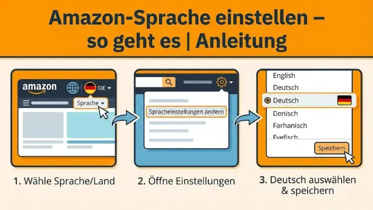 Amazon-Sprache einstellen – so geht es | Anleitung
