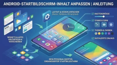 Android-Startbildschirm-Inhalt anpassen | Anleitung