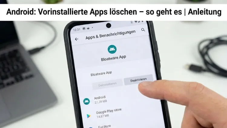 Android: Vorinstallierte Apps löschen – so geht es | Anleitung