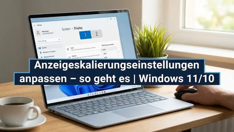 Anzeigeskalierungseinstellungen anpassen – so geht es | Windows 11/10