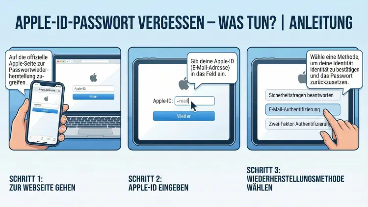 Apple-ID-Passwort vergessen – was tun? | Anleitung