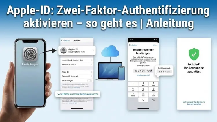 Apple-ID: Zwei-Faktor-Authentifizierung aktivieren – so geht es | Anleitung